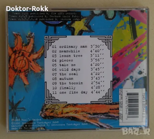Fool's Garden – Dish Of The Day 1995 CD, снимка 2 - CD дискове - 49263168