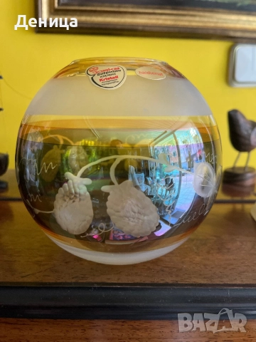 Кристална ваза на Joska Ръчна гравюра и налични етикети , снимка 11 - Вази - 51638133