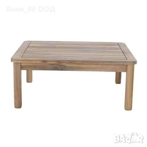 Ниска градинска масичка от акациева дървесина , снимка 2 - Градински мебели, декорация  - 50745646