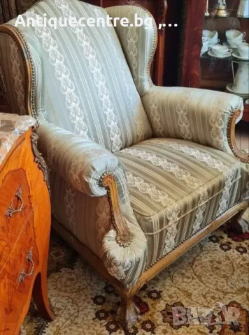 Класическо кресло -Чипъндейл , снимка 2 - Дивани и мека мебел - 50257512