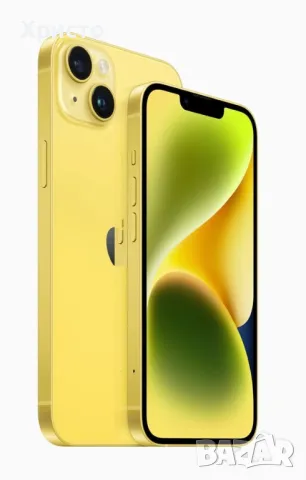 НОВ!!! Apple iPhone 14, 128GB, 6GB RAM, 5G, Yellow, снимка 1 - Apple iPhone - 48479004