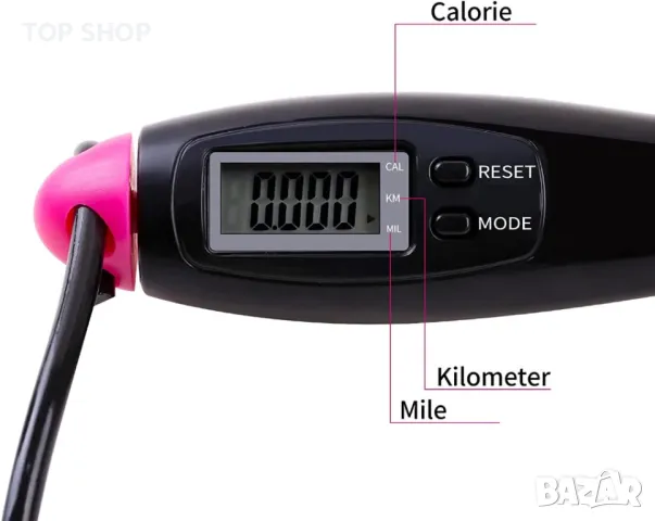 2 в 1 Безжично въже за скачане +Скоростно въже за скачане за тренировки,Регулируема дължина, снимка 2 - Фитнес уреди - 48510557