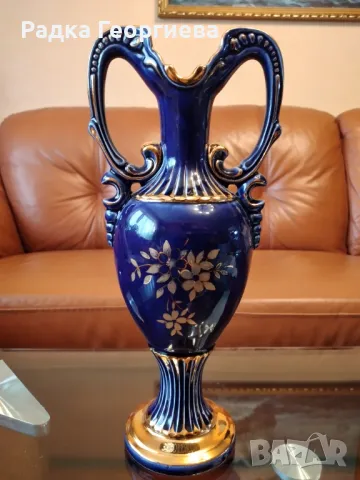 Чешка порцеланова ваза, снимка 5 - Вази - 49910447