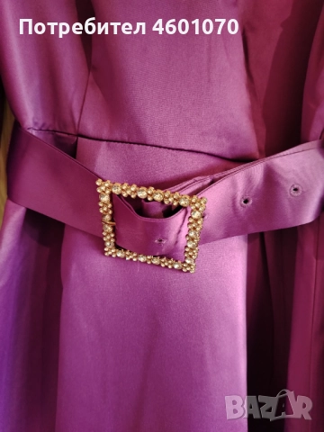 Рокля с колан, снимка 2 - Рокли - 52613616