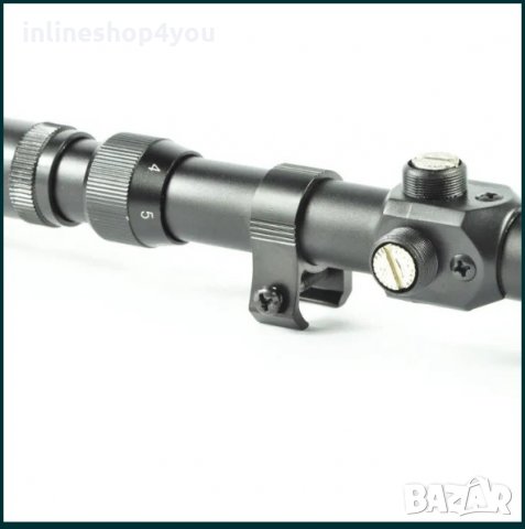 Оптика (3-7х20мм) за малокалибрена/въздушна пушка, снимка 2 - Оборудване и аксесоари за оръжия - 33854824