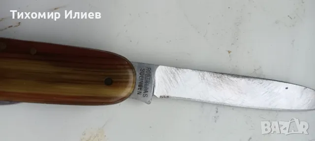 Джобно ножче Солинген , снимка 3 - Антикварни и старинни предмети - 49170220
