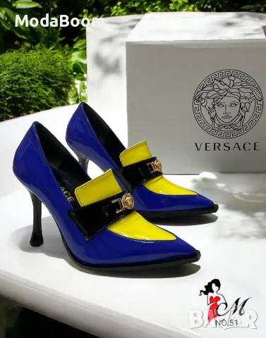 Versace дамски обувки на ток Различни цветове , снимка 2 - Дамски обувки на ток - 48848274