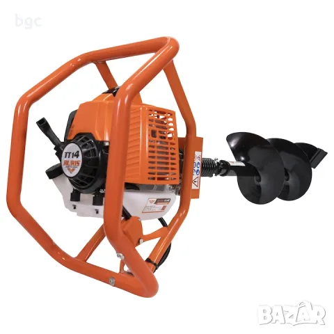 Префесионален Свредел за дупки Ruris TT14, 3к.с, Мотор TEZ, 3 бургии с диаметър 150/200/250, снимка 3 - Градинска техника - 50365579