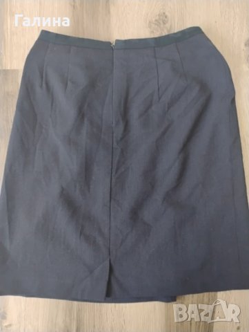 Тъмносиня пола Karl Lagerfeld, снимка 3 - Поли - 50672486