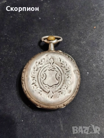 Френски сребърен джобен часовник - 10 рубина - ПРОМОЦИЯ , снимка 10 - Джобни - 48925750