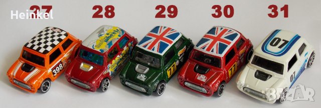 Колички 1:64 Mini Cooper колекция. НОВИ! , снимка 2 - Колекции - 42057467