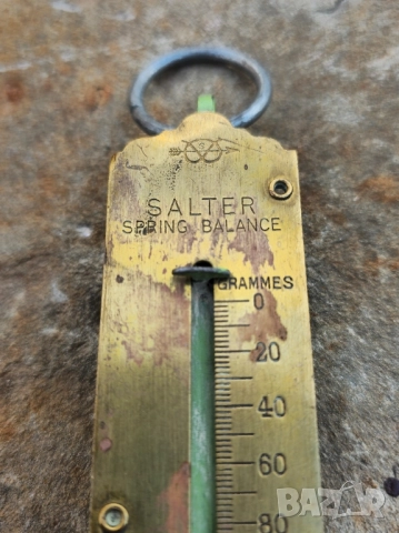 Стар пружинен баланс Salter за тегло в грамове, снимка 7 - Колекции - 52004980
