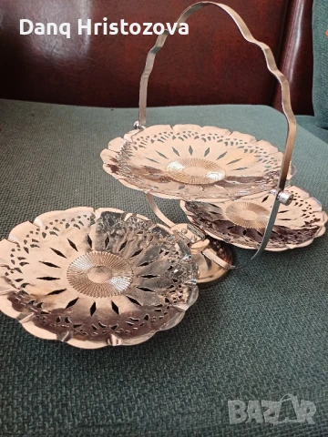 Сгъваема поставка за сладки, плодове, снимка 6 - Прибори за хранене, готвене и сервиране - 51272644