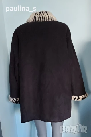 Два различни броя / Луксозен дамски кожух "bn" blanc noir със зебра принт , снимка 16 - Палта, манта - 44323367