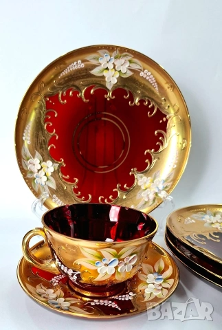 Сервиз за чай за 6 човека - Murano, снимка 2 - Сервизи - 53524101