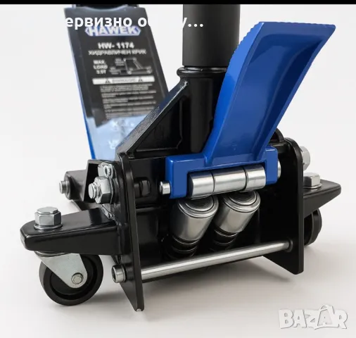 Нископрофилен крик крокодил 3,5 тона с педал 75 – 510 ММ HAWEK, снимка 4 - Други инструменти - 49999446