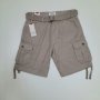 Lee Cooper - Мъжки къси панталони Belted Cargo, размери - М и XXL. , снимка 1 - Къси панталони - 40083723