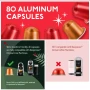 Кафе капсули 80бр за Nespresso Неспресо ROSSO COFFEE 2 вкуса специално издание, снимка 2