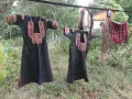 Автентични носии (Саи / Клашници) и рядка бебешка люлка (Цедилка) – Разлог/Пирин, 1890-1910 г., снимка 15