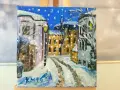 Коледни ръчно рисувани картини- миниатюри , снимка 10