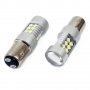 КРУШКИ LED CANBUS 3030 24SMD 1157 BAY15D P21 5W БЯЛА 12V 24V 01438 1КТ., снимка 2