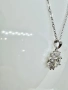 Сребърно колие с мойсанит (диамант)1 карат, снимка 9