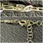 Сребърно колие обеци пеперуда тюркоаз 925 silver чисто нов obeci kolie, снимка 9