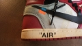 Off-White × Nike Air Jordan 1 Retro High The Ten "Chicago" AA3834-101 Размер EUR 44/UK 9 41-14-S, снимка 7