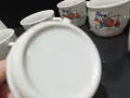 Стар български порцелан чаши купички детски мотиви , снимка 7