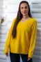 Едноцветен дамски пуловер с V-образно деколте 9431, снимка 6