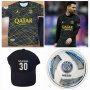 Екип MESSI 30 PSG Black and GOLD Черен Комплект Меси ПСЖ 5 до 15г, снимка 2
