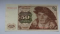 Банкнота от 50 марки 1970 година - Западна Германия, снимка 3