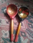 Руски рисувани лъжици дървени 53674, снимка 1