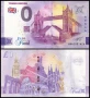 ❤️ ⭐ Великобритания 2022 0 паунда Tower Bridge UNC нова ⭐ ❤️, снимка 1