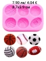 Силиконов молд Футбол/ Топки баскетбол футбол ръгби, снимка 3
