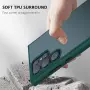 Матово зелен кейс за Samsung Galaxy S24 Ultra SEVNDE с твърд гръб и стойка за телефон, снимка 7
