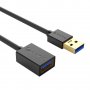 Кабел USB3.0 Мъжко към Женско 1.5m Черен Orico U3-MAA01-15-BK-BP Cable USB - USB M/F, снимка 3