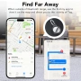 Тагове за тракери - пакет от 4, черни, Bluetooth тракери, работещи с Apple Find , снимка 4