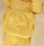 Жълт комплект от две части размер 62, снимка 1 - Комплекти за бебе - 41166273