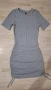Сива рокля H&M размер xs, снимка 2