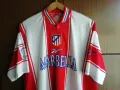 Atletico Madrid Reebok 1999/2000 оригинална тениска фланелка Атлетико Мадрид 2XL XXL Vintage , снимка 5