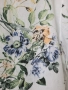 Бяла рокля или туника лен на цветя , снимка 3