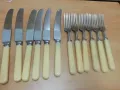 стари руски прибори за хранене ножове и вилици , снимка 1