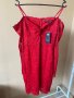 Червена дантелена рокля Guess нова с етикет , снимка 1 - Рокли - 41474540