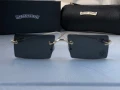 CHROME HEARTS мъжки слънчеви очила правоъгълни, снимка 2