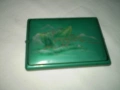  зелена кутия за цигари от Фуджоу, Китай,  от август 1957 г, снимка 6