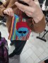 MIELIE екстравагантна чанта,плетена шарена, снимка 16