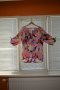 Ефектна тюлена блуза в интересни цветове, снимка 1 - Ризи - 41922481