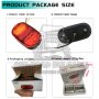 2 БРОЯ 12V Диодни стопове за джип, ремарке, платформа 16 cm, снимка 3