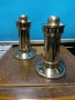 Стари антикварни свещници със пружинен механизъм., снимка 2